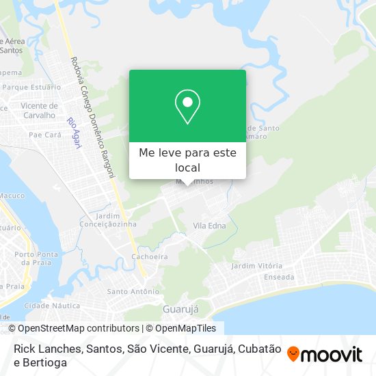 Rick Lanches mapa