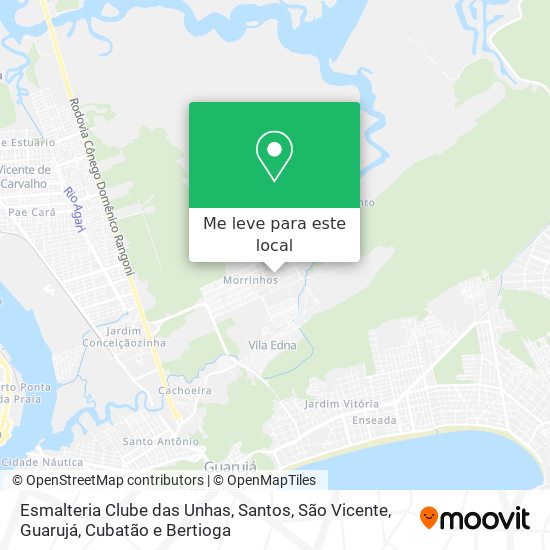 Esmalteria Clube das Unhas mapa
