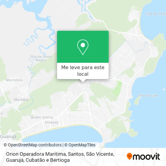 Orion Operadora Maritima mapa