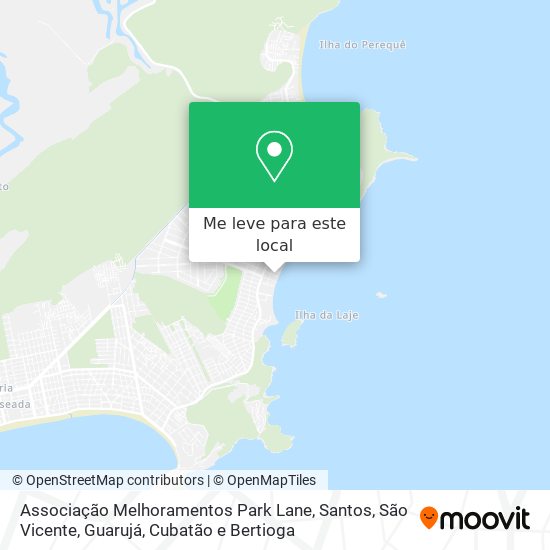 Associação Melhoramentos Park Lane mapa