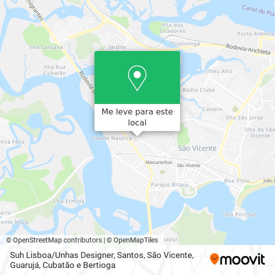 Suh Lisboa/Unhas Designer mapa