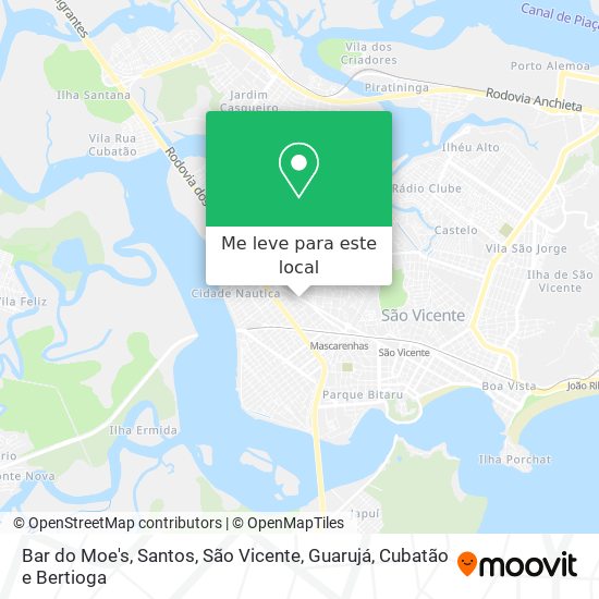 Bar do Moe's mapa