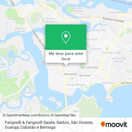 Farignolli & Farignolli Saude mapa