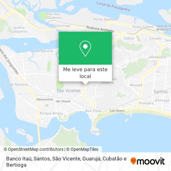 Banco Itaú mapa