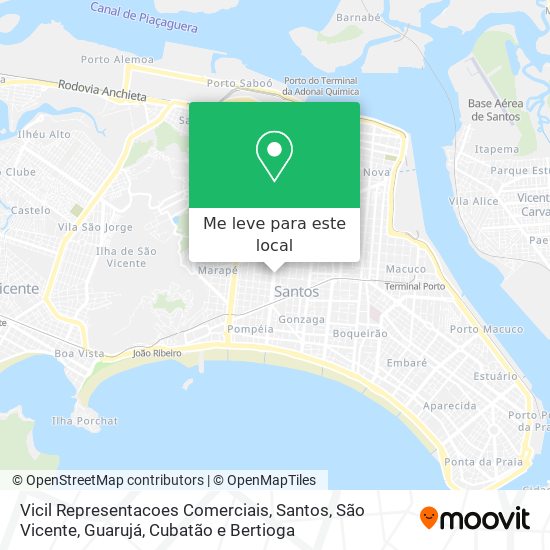 Vicil Representacoes Comerciais mapa