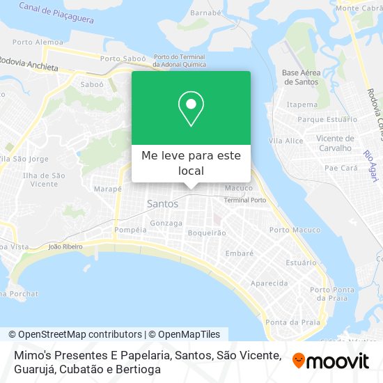 Mimo's Presentes E Papelaria mapa