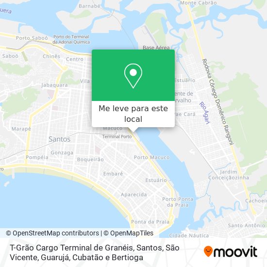 T-Grão Cargo Terminal de Granéis mapa
