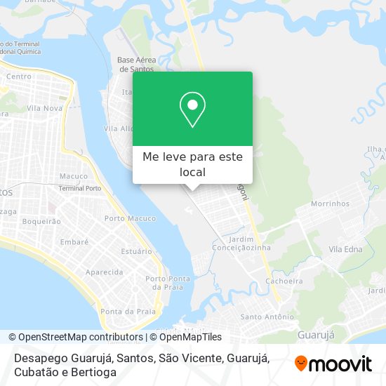 Desapego Guarujá mapa