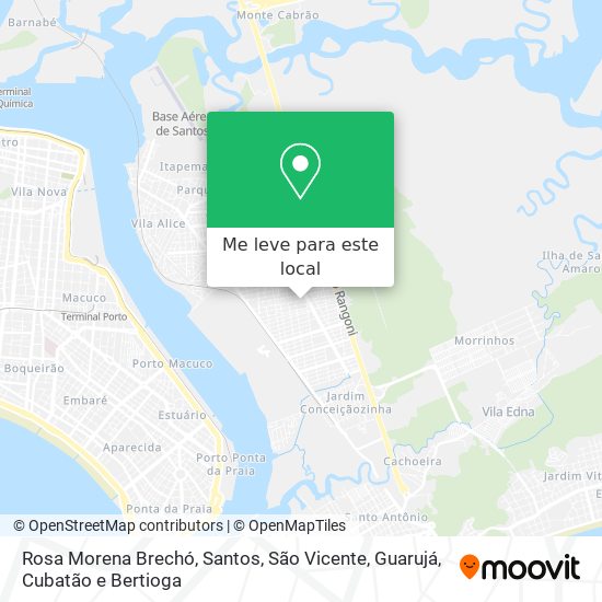 Rosa Morena Brechó mapa