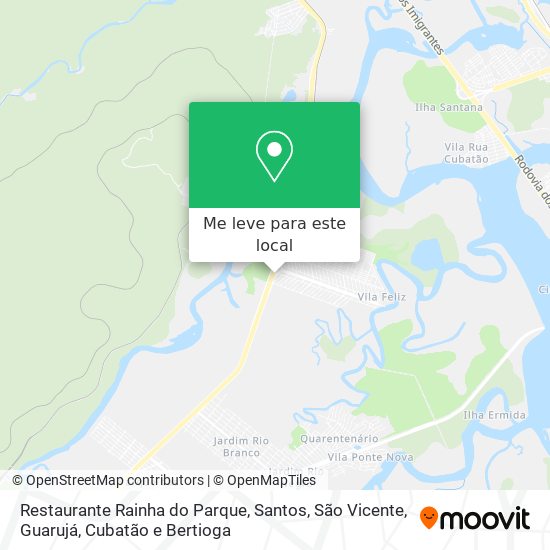 Restaurante Rainha do Parque mapa