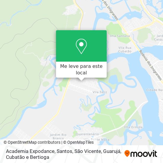 Academia Expodance mapa