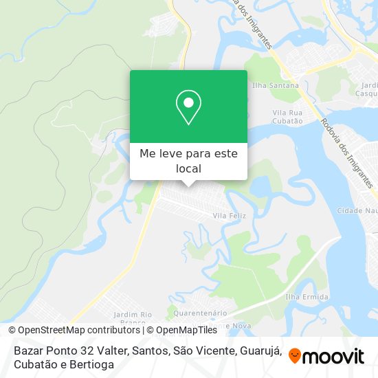Bazar Ponto 32 Valter mapa
