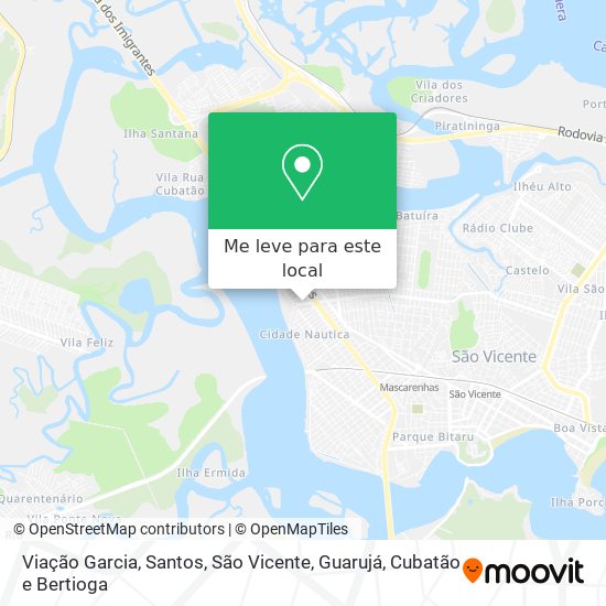 Viação Garcia mapa