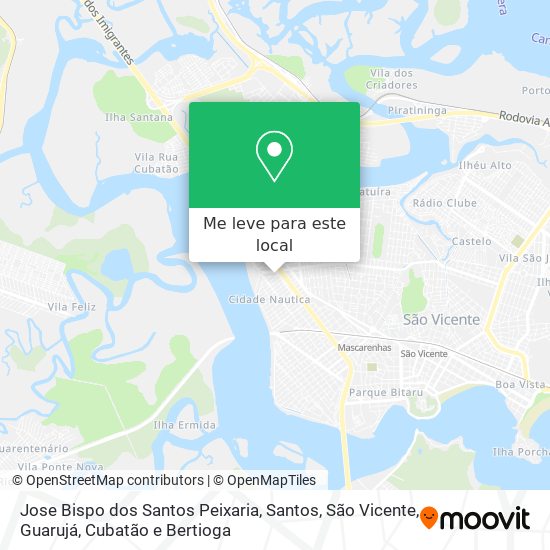 Jose Bispo dos Santos Peixaria mapa