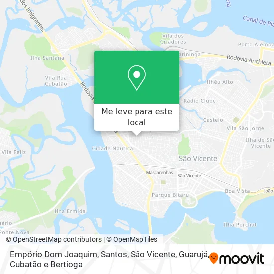 Empório Dom Joaquim mapa