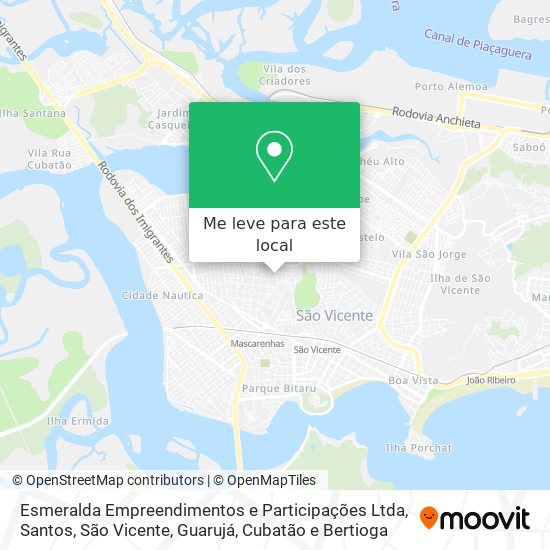 Esmeralda Empreendimentos e Participações Ltda mapa