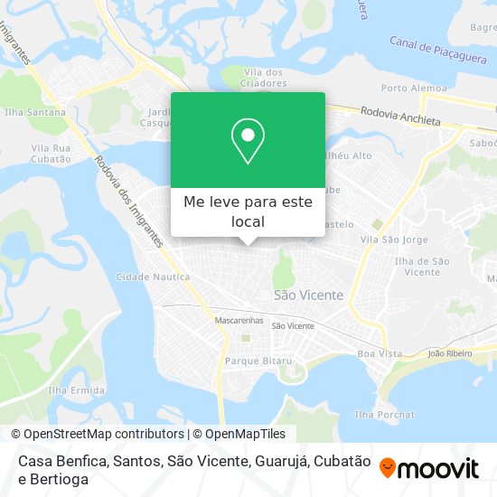 Casa Benfica mapa