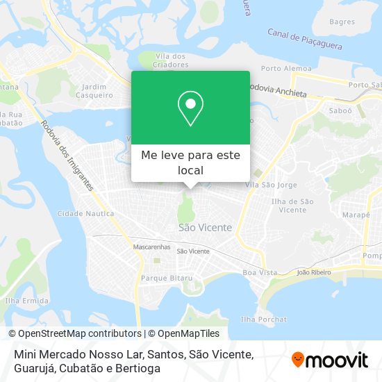 Mini Mercado Nosso Lar mapa