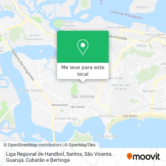 Liga Regional de Handbol mapa