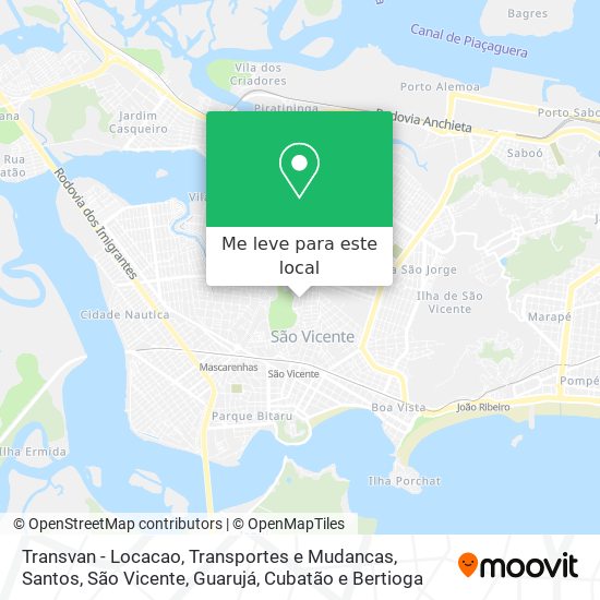 Transvan - Locacao, Transportes e Mudancas mapa