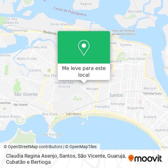 Claudia Regina Asenjo mapa