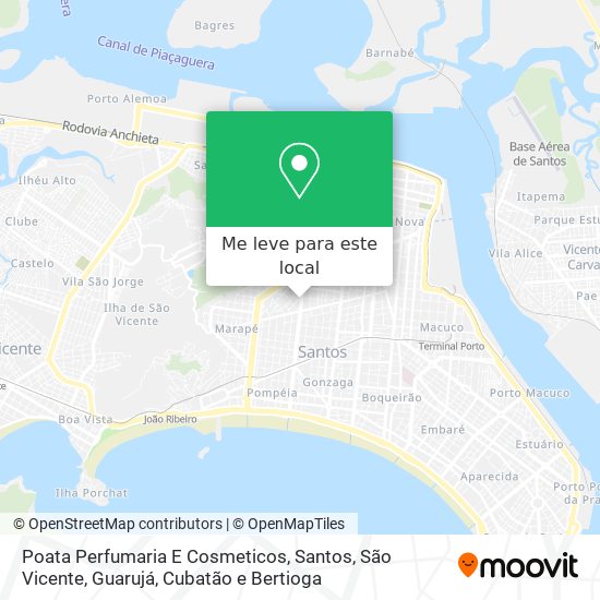 Poata Perfumaria E Cosmeticos mapa