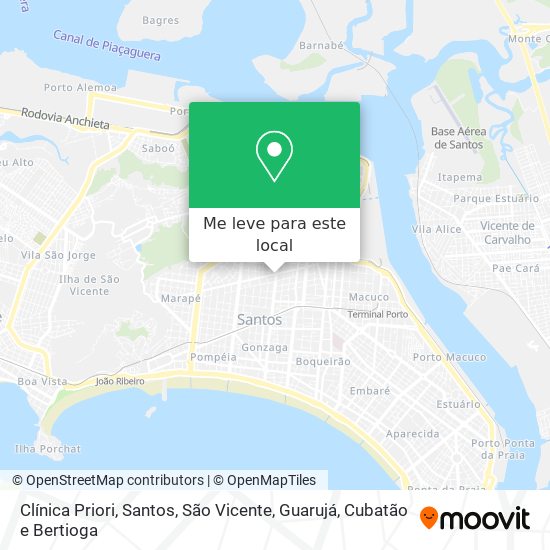 Clínica Priori mapa