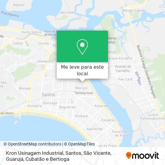 Kron Usinagem Industrial mapa