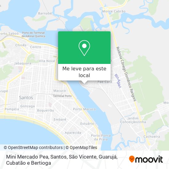 Mini Mercado Pea mapa