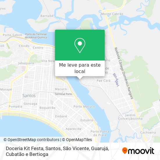 Doceria Kit Festa mapa