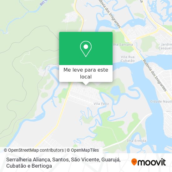 Serralheria Aliança mapa