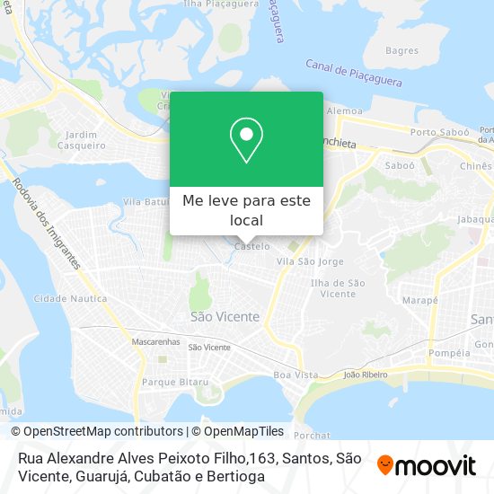 Rua Alexandre Alves Peixoto Filho,163 mapa
