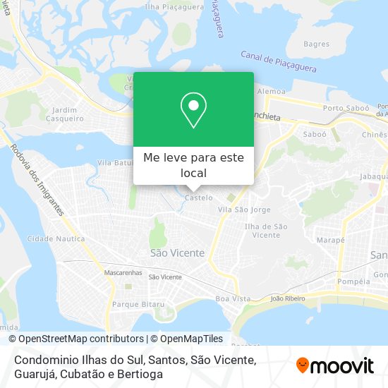 Condominio Ilhas do Sul mapa