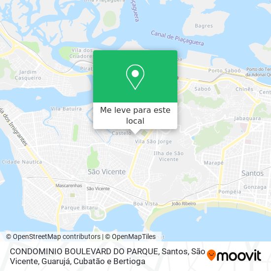 CONDOMINIO BOULEVARD DO PARQUE mapa