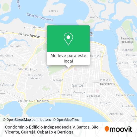 Condominio Edificio Independencia V mapa