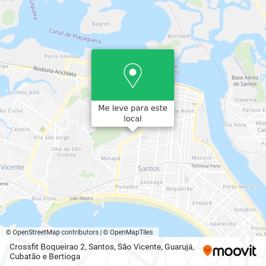 Crossfit Boqueirao 2 mapa