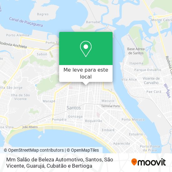 Mm Salão de Beleza Automotivo mapa