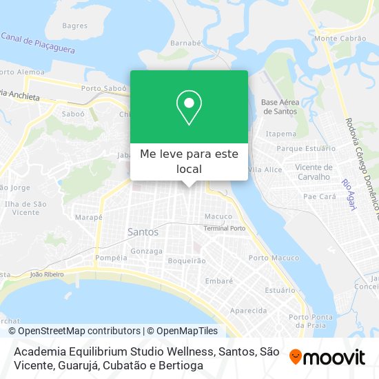 Academia Equilibrium Studio Wellness mapa
