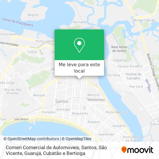 Comeri Comercial de Automoveis mapa