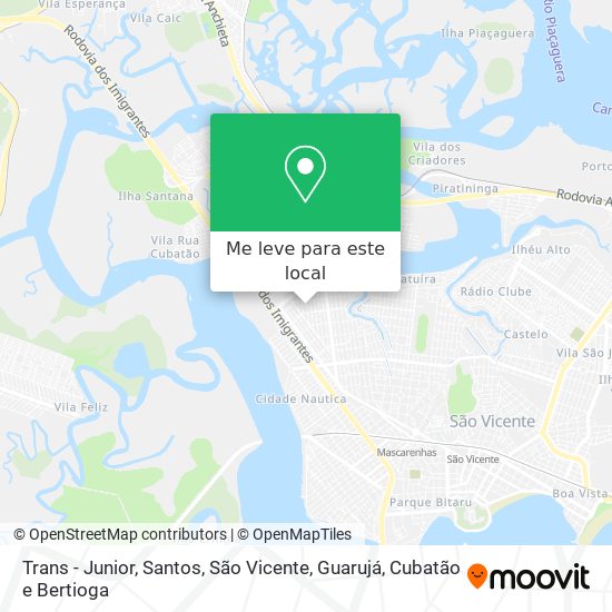 Trans - Junior mapa
