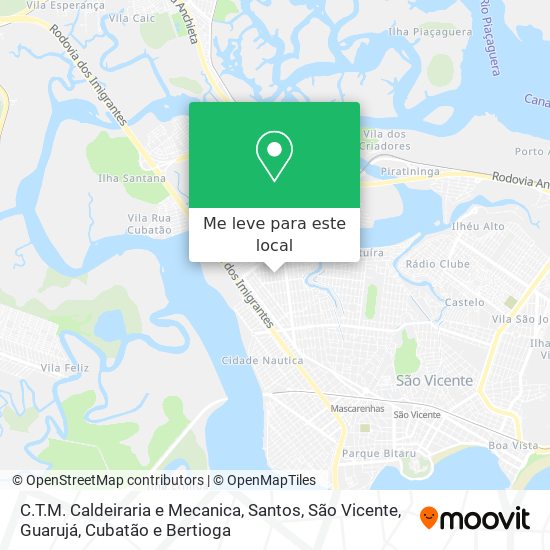 C.T.M. Caldeiraria e Mecanica mapa