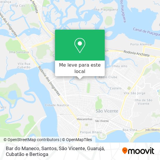 Bar do Maneco mapa