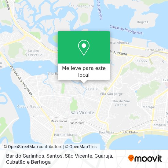 Bar do Carlinhos mapa