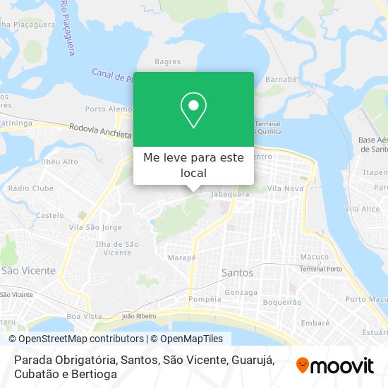 Parada Obrigatória mapa
