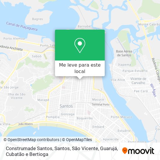 Construmade Santos mapa