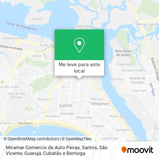 Miramar Comercio de Auto Pecas mapa