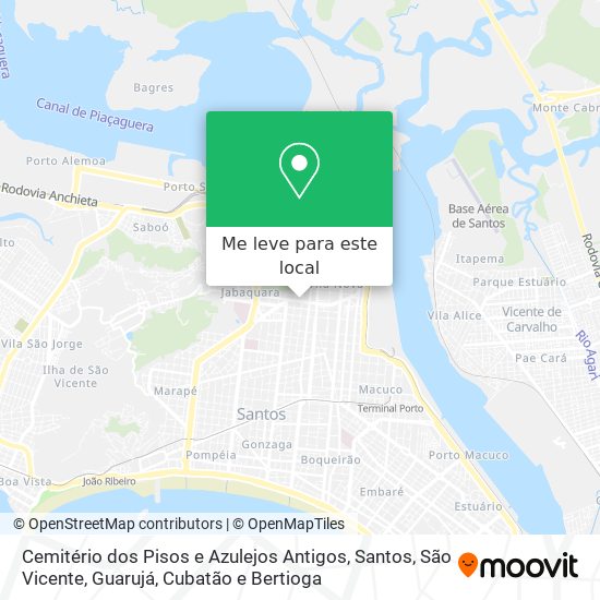 Cemitério dos Pisos e Azulejos Antigos mapa