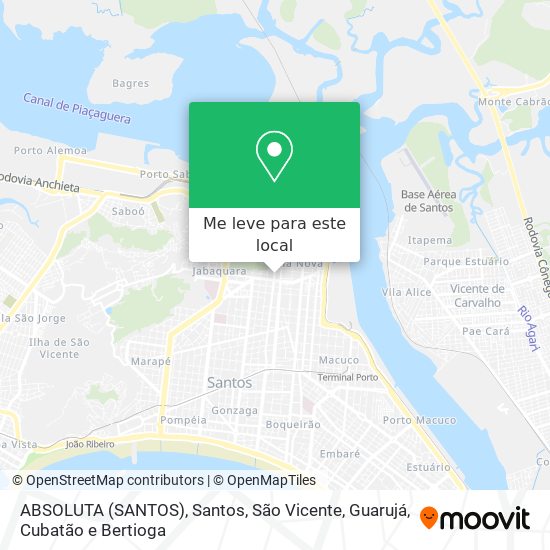 ABSOLUTA (SANTOS) mapa