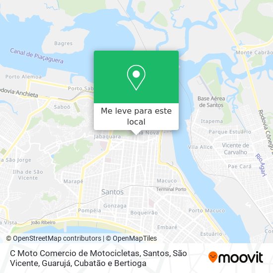 C Moto Comercio de Motocicletas mapa