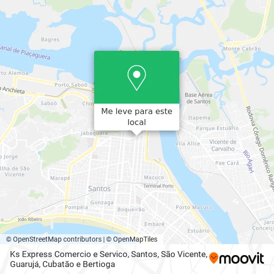 Ks Express Comercio e Servico mapa